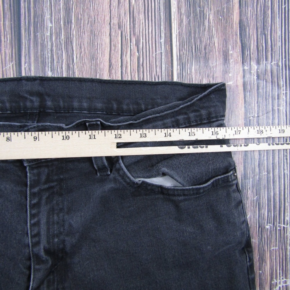 Levi's 511 Slim Fit Jeans Mens 34x32 Black Stretch Denim 04511-1907 - Picture 7 of 9